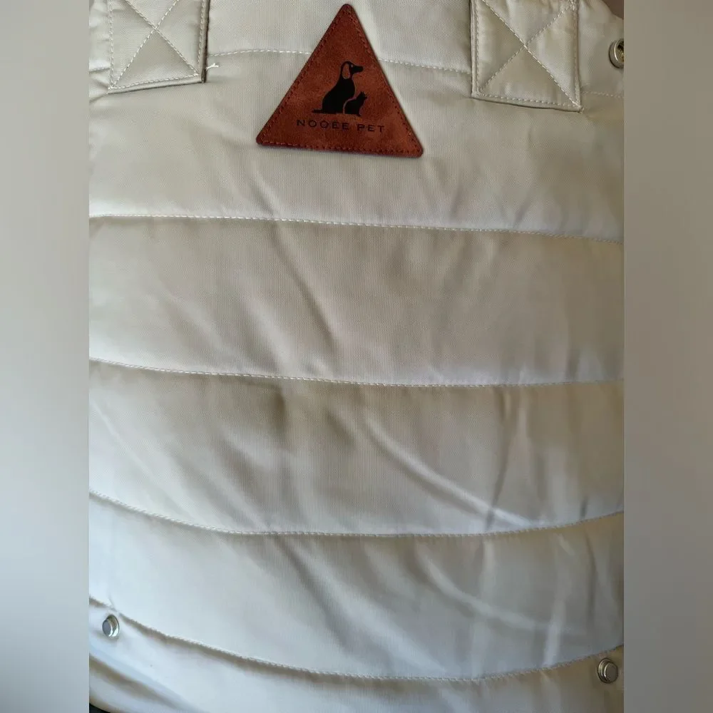 Anthropologie Cream Dog Carrier